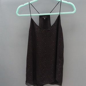 RW&CO black shimmer camisole